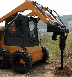 skid-steer-drilling