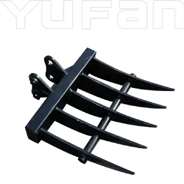excavator-rake