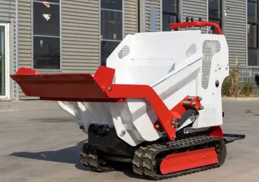 white-skid-steer