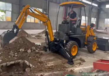 Machine Backhoe | Perfect Combination of Loader & Excavator