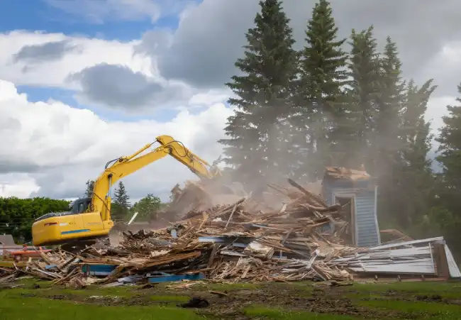 6 ton mini excavator for clearing construction debris