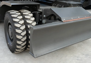 rubber wheel excavator