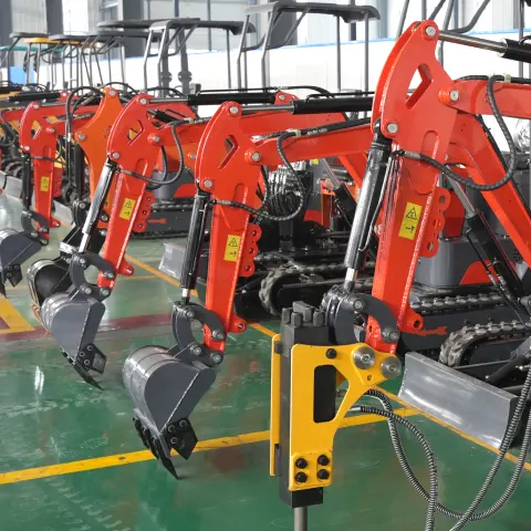 mini excavators factory