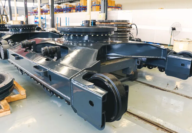 Excavator base components