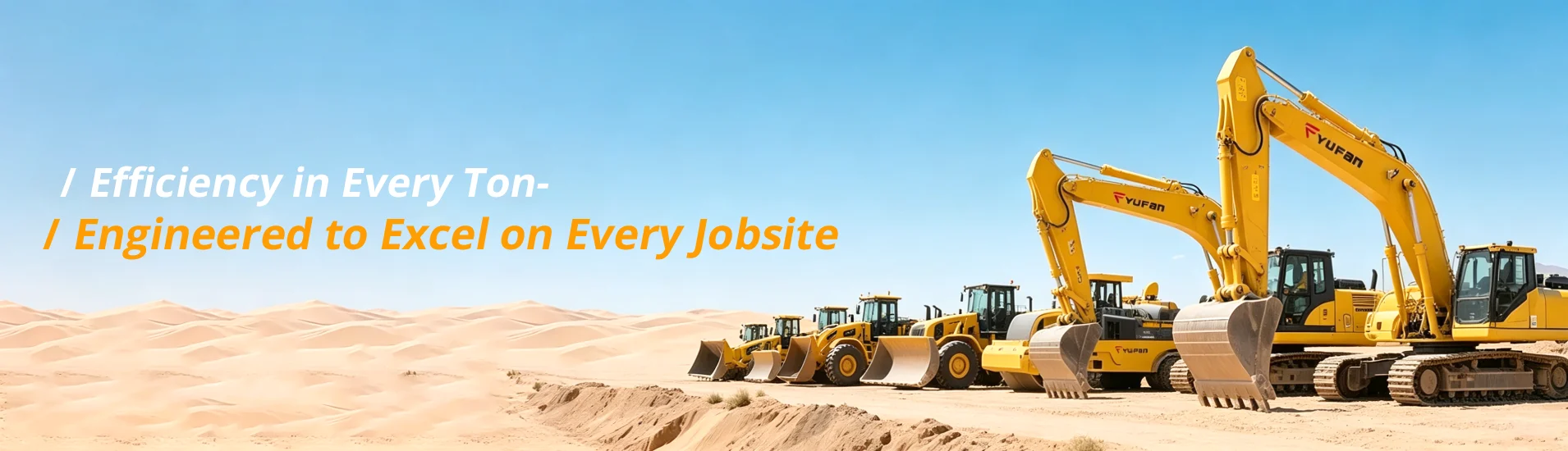 YUFAN Machinery-China excavator and loader supplier